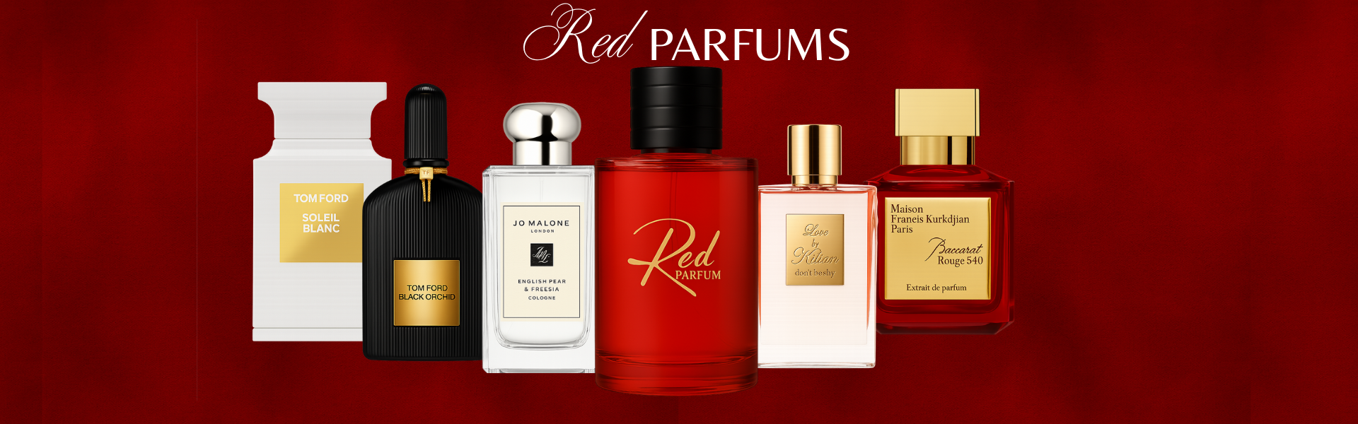 Banner Red Parfums